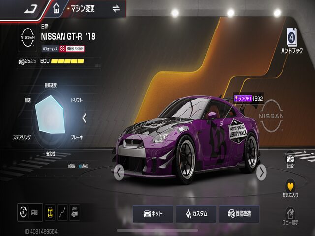 NISSAN GT-R’18のスペック