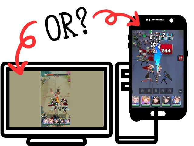 PCとスマホの画像