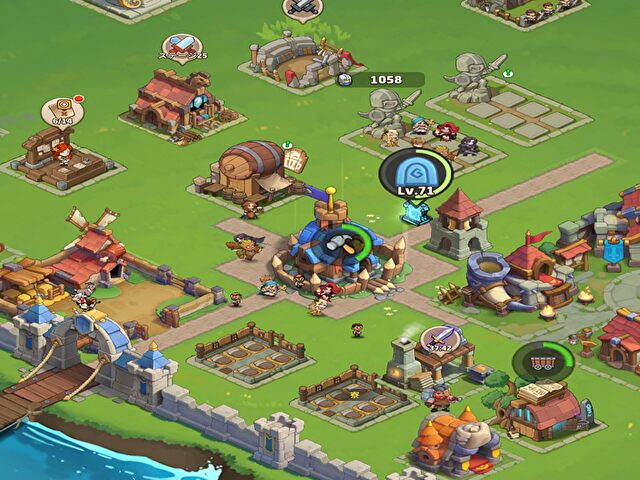 トップヒーローズの自分の陣地画像